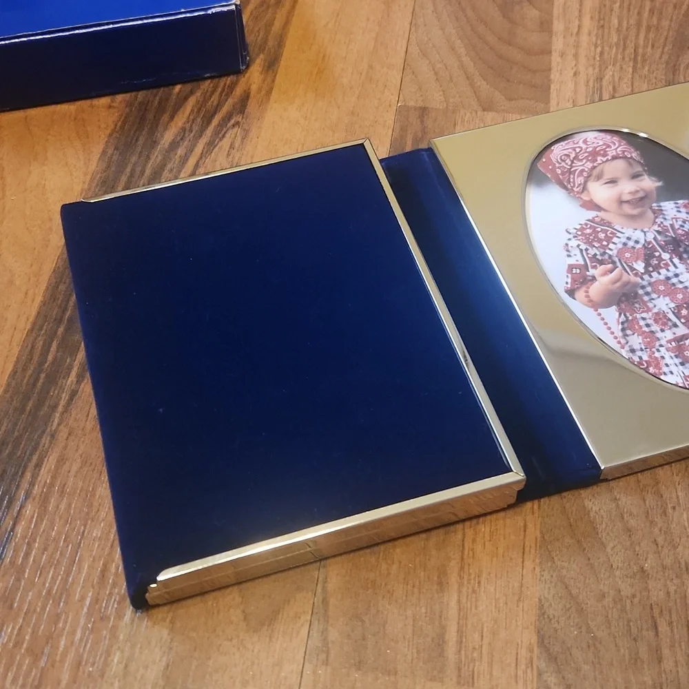 International Silver Company Triple Slide Photo Frame